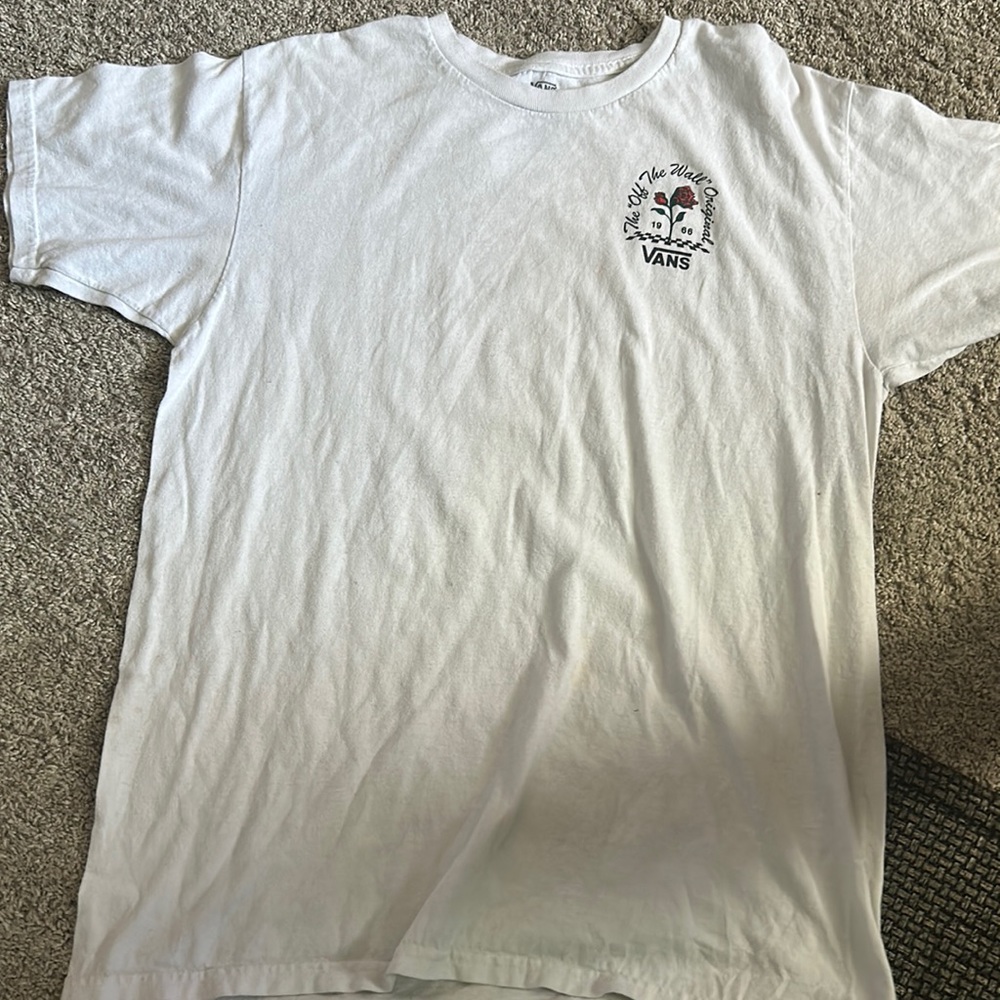 White vans tee, men’s large